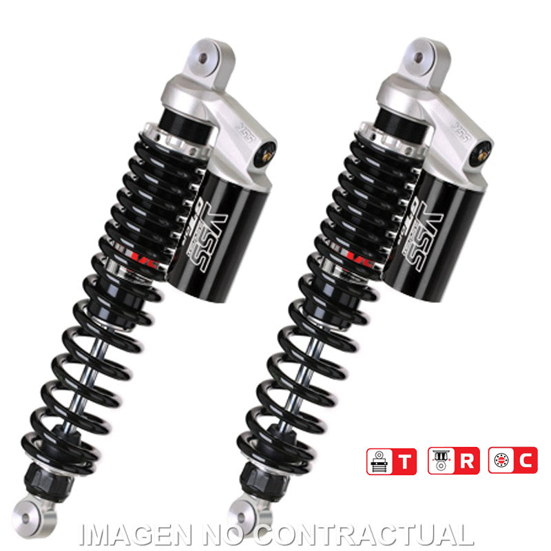 Juego Amortiguadores Traseros Yss Gas Top Line c/Botella superior MC 490