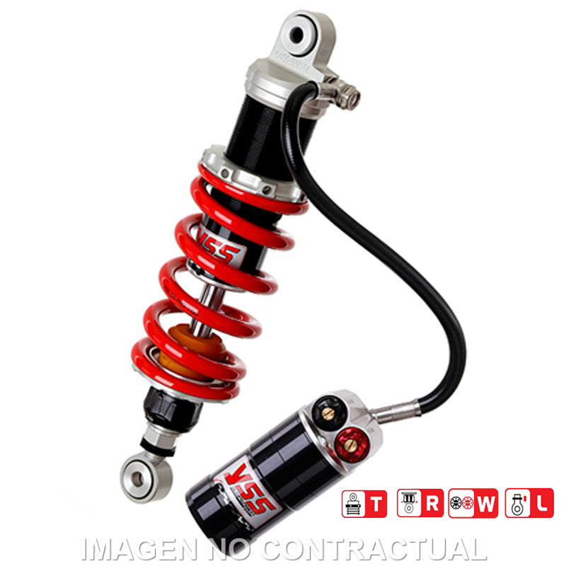 Amortiguador Trasero YSS Gas Top Line c/Botella con latiguillo Yamaha FZ1