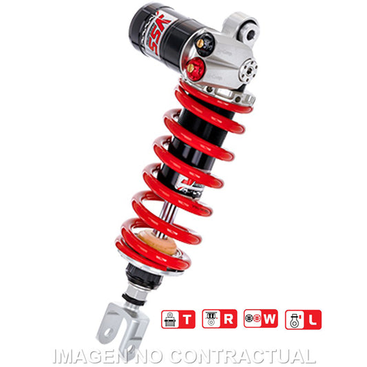 Amortiguador Trasero YSS Gas Top Line c/Botella superior Kawasaki Z800