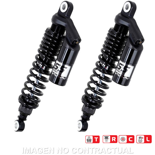 Juego Amortiguadores Traseros YSS Black Edition Gas Top Line c/Botella superior Ducati GT 1000