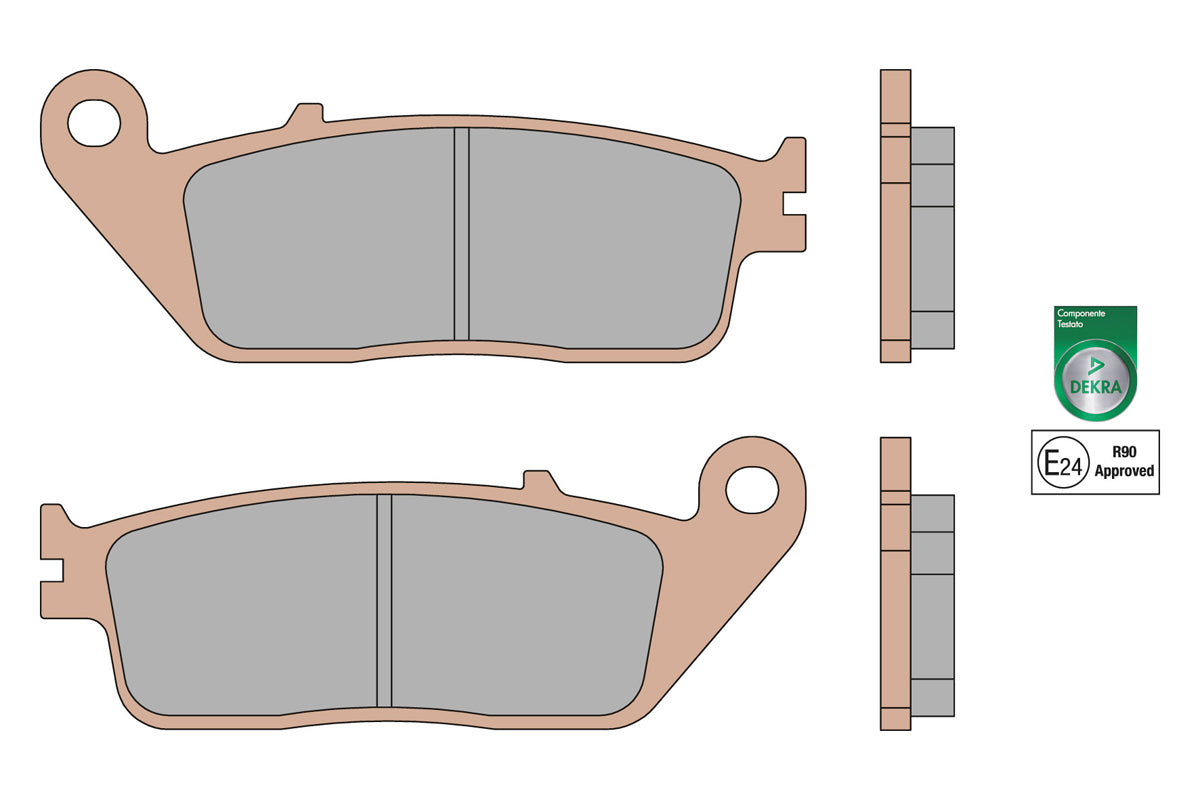 Pastilla Freno Malossi Brake Pads MHR SYNT Honda SW400
