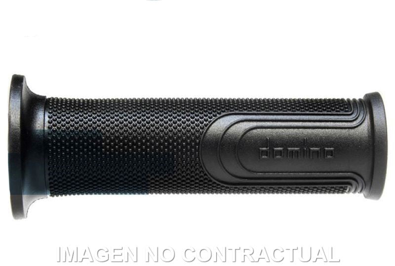 Puños Domino On Road Style Negro Abiertos D 22 mm L 120mm