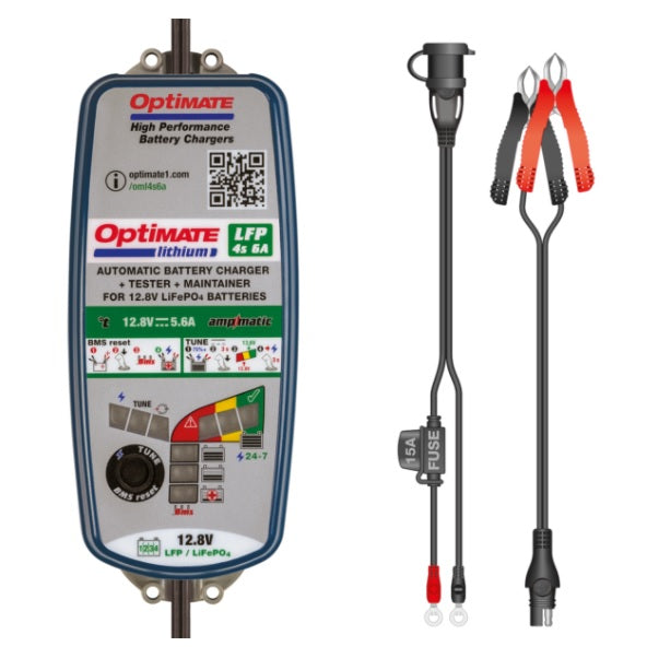 Cargador/Mantenedor de baterías Optimate Lithium TM-390