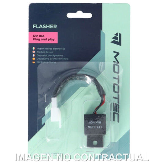 INTERMITENCIA ELECTRÓNICA MOTOTEC PLUG & PLAY - 12V - 10A