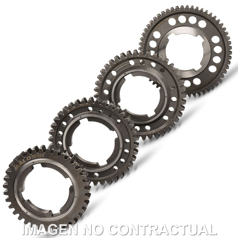 CONJUNTO RUEDAS DENTADAS MALOSSI CAMBIO VESPA PX