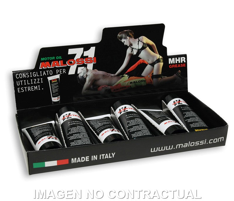 6 tubos de Grasa lubricante 7.1 MHR grease GR.40 Malossi