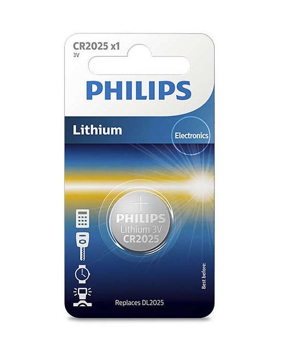 PILA BOTON LITIO PHILIPS CR2025 (CAJA 20u)
