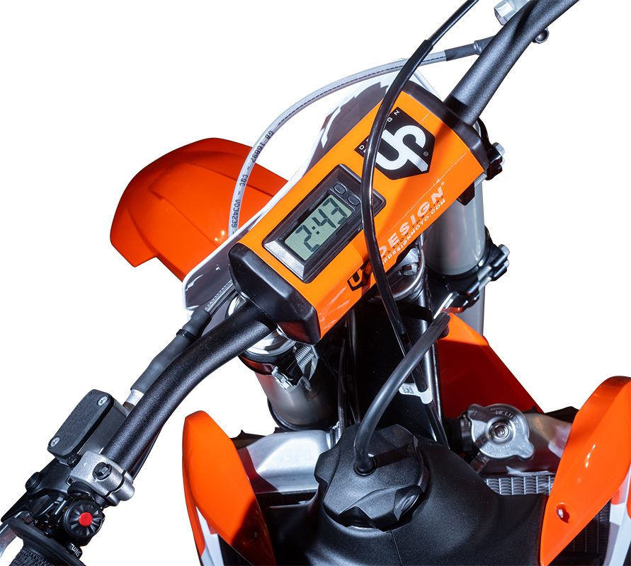 Protector manillar Up design con reloj integrado