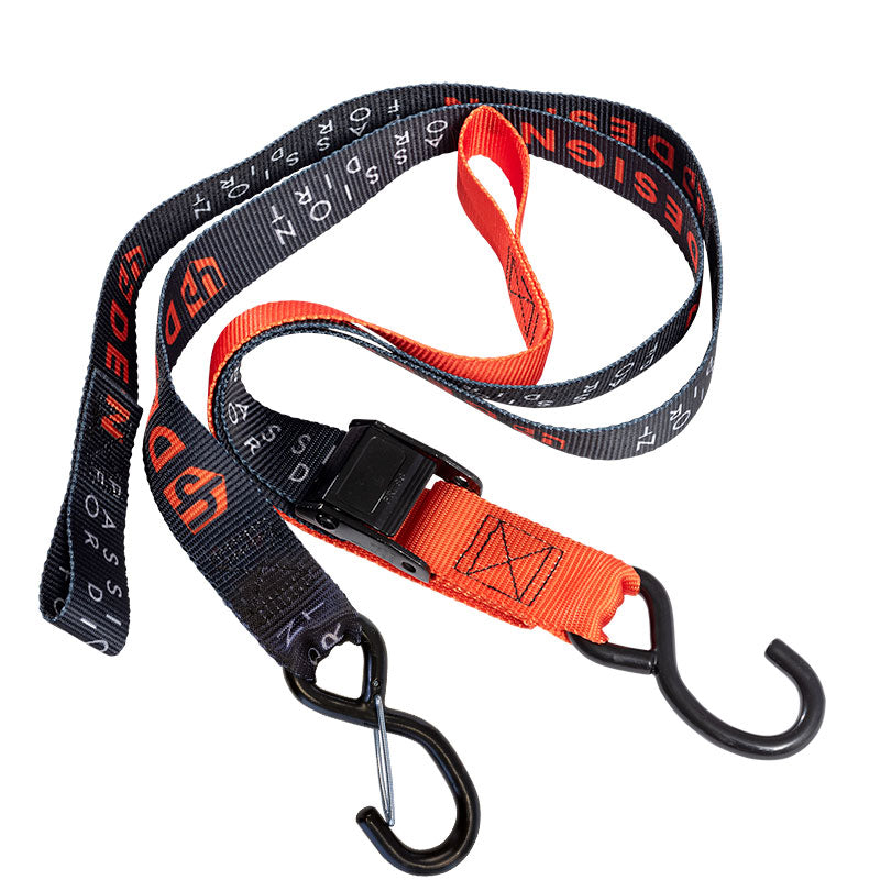 Correa de transporte Up design negra-naranja