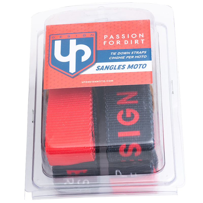 Correa de transporte Up design negra-roja