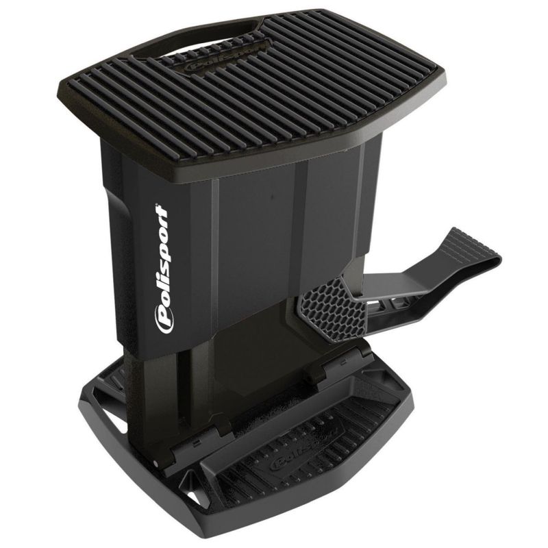 CABALLETE ELEVADOR PLEGABLE POLISPORT NEGRO