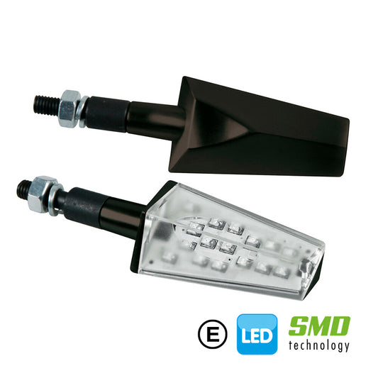 INTERMITENTES CON LED LAMPA DUKE 12V NEGRO