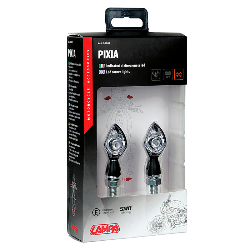 INTERMITENTES CON LED LAMPA PIXIA 12V NEGRO