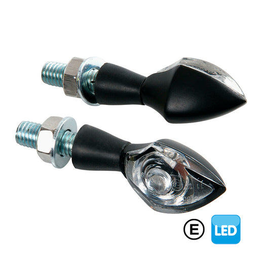 INTERMITENTES CON LED LAMPA PIXIA 12V NEGRO