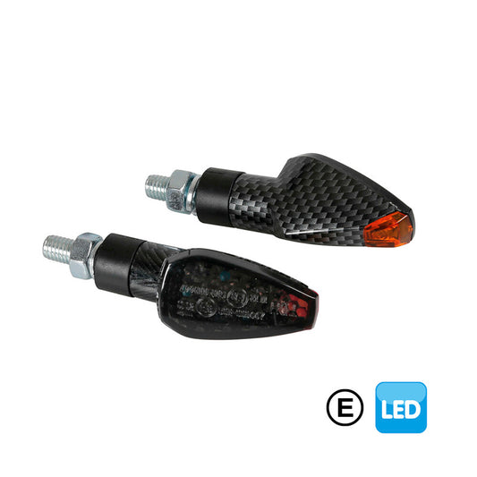 INTERMITENTES CON LED LAMPA TUAREG 12V CARBON