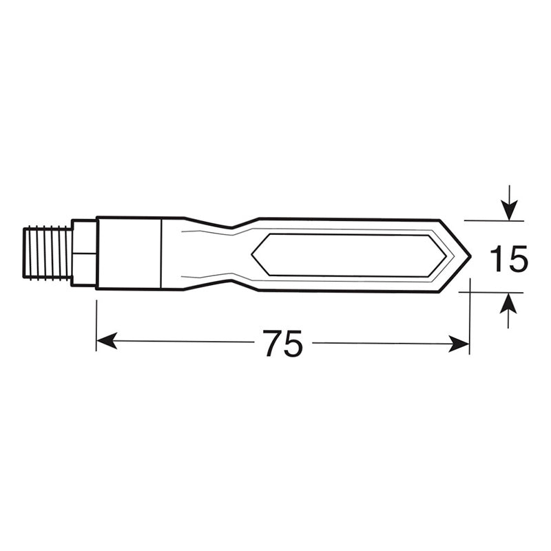 INTERMITENTES DE LED SECUENCIAL LAMPA PIERCER SQ 12V