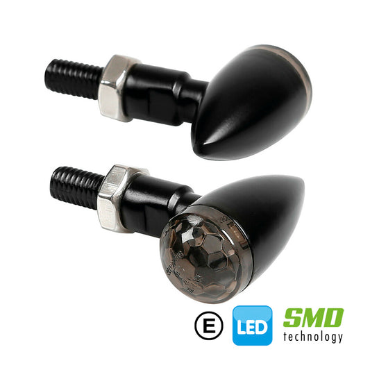INTERMITENTES DE LED LAMPA DROP NEGRO