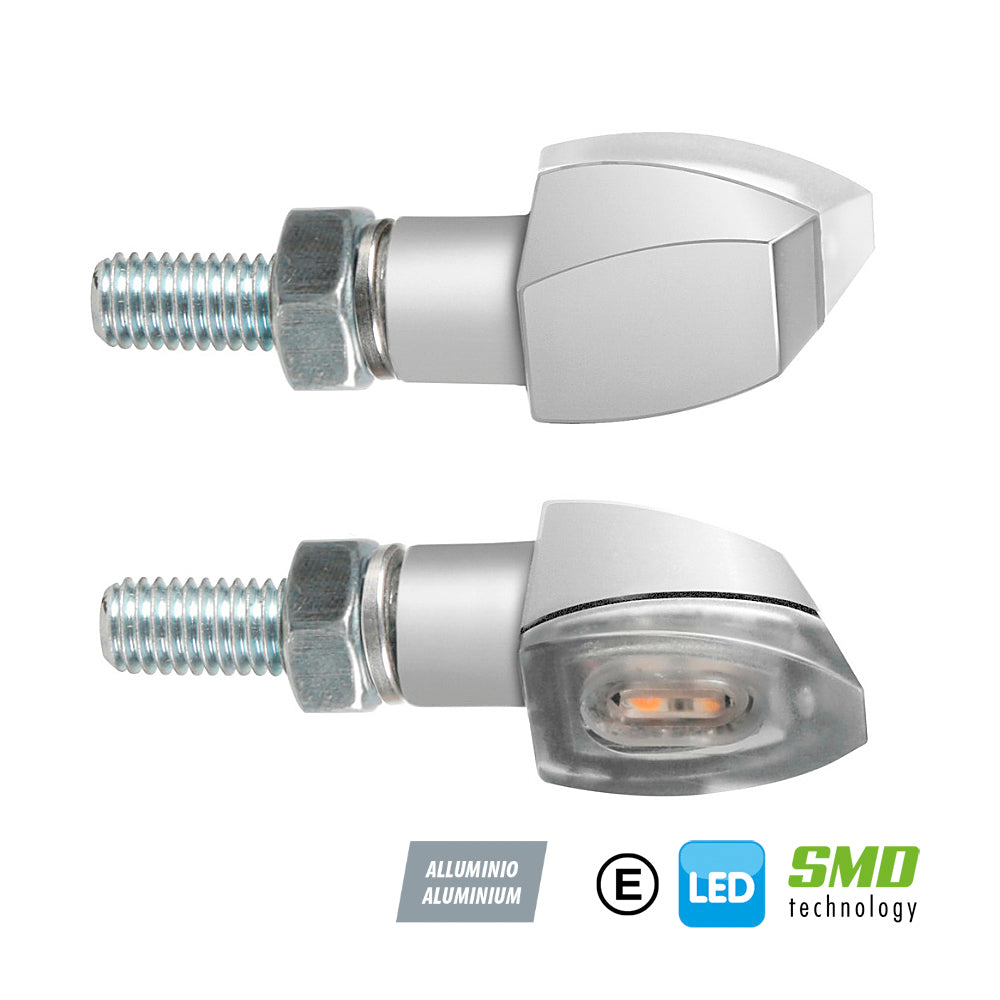 INTERMITENTES DE LED LAMPA VOLT PLATA