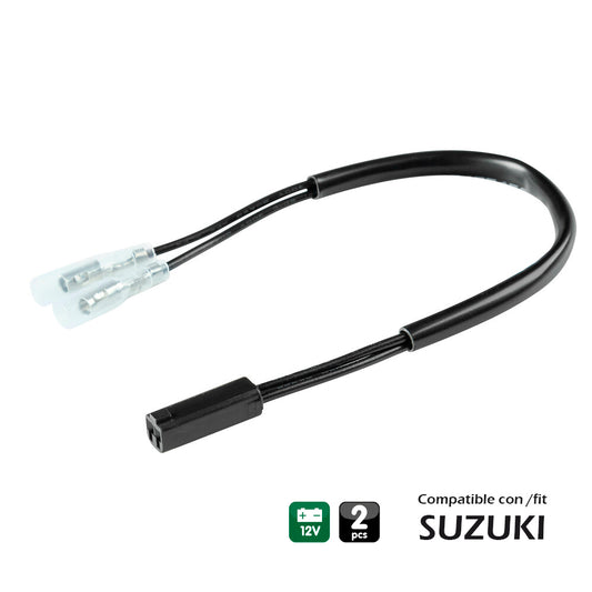 CONECTORES PARA INTERMITENTES LAMPA (2 UDS) COMPATIBLE PARA SUZUKI