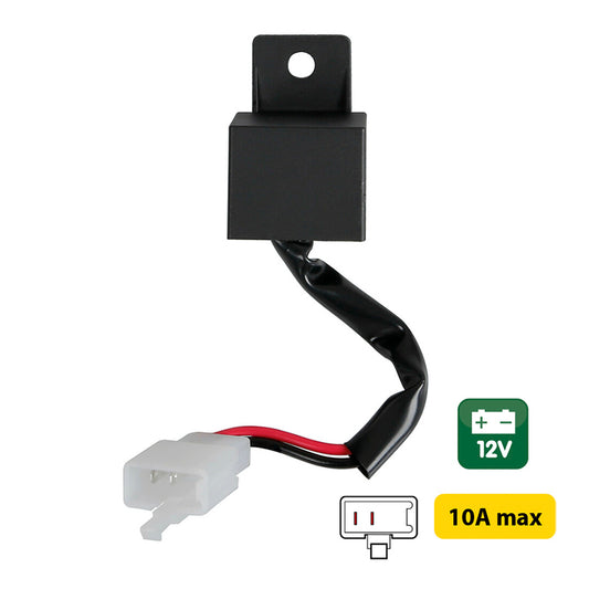 INTERMITENCIA ELECTRÓNICA LAMPA FLASHER 2 PIN PLUG & PLAY 12V 10A