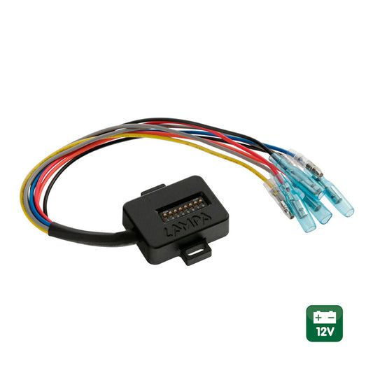 RESISTENCIA CON CENTRALITA LAMPA CON SELECTORES PARA LA ELIMINACIÓN DE ERRORES 12V