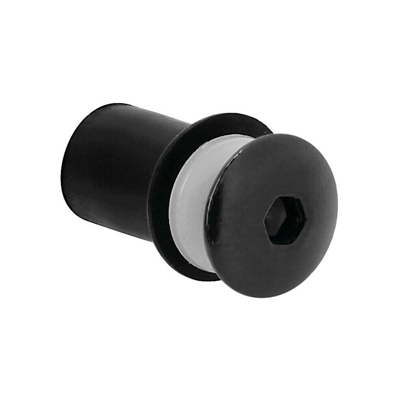 KIT TUERCAS GOMA C/TORNILLOS+ARANDELAS LAMPA NEGRO