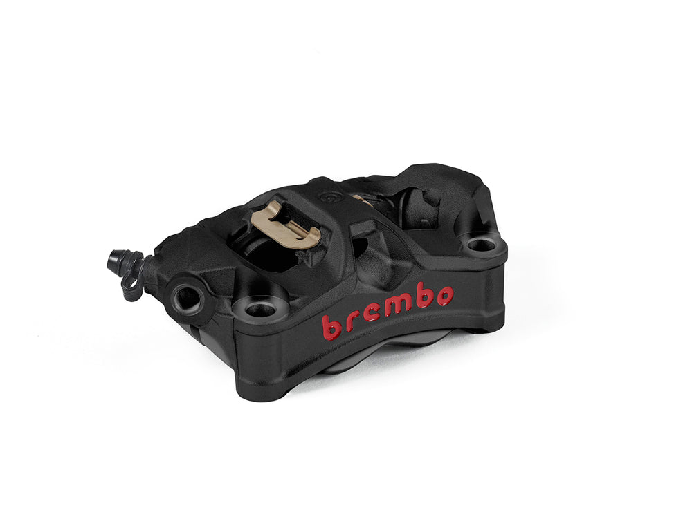 Pinza Brembo Stylema negro y rojo Izquierda 100mm (920D02092)