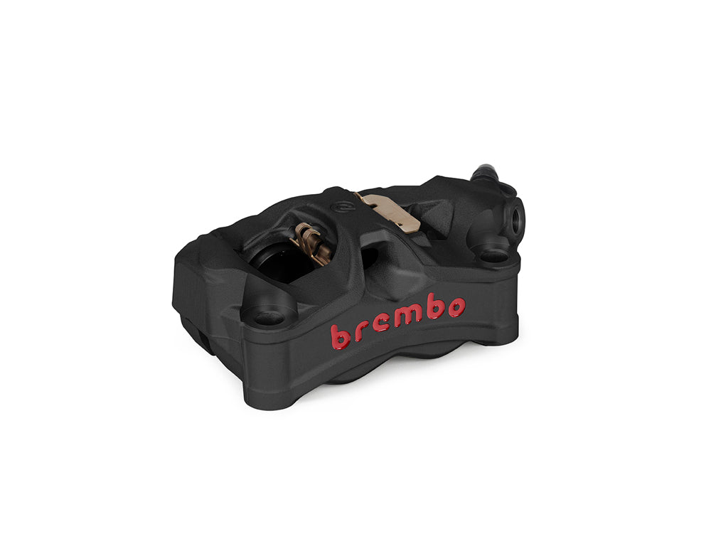 Pinza Brembo Stylema negro y rojo derecha 100mm (920D02093)