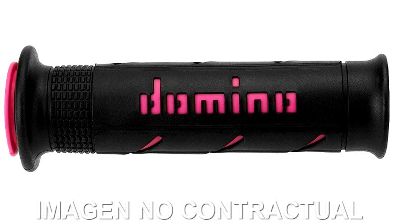 Puños Domino XM2 Super Soft Negro/Fucsia Abiertos D 22 mm L 120-125 mm