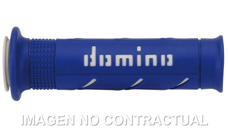 Puños Domino XM2 Super soft Azul - Blanco Abiertos D 22 mm L 120-125 mm