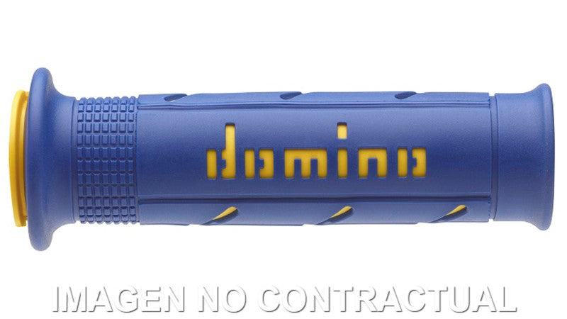 Puños Domino XM2 Super soft Azul / amarillo Abiertos D 22 mm L 120-125 mm