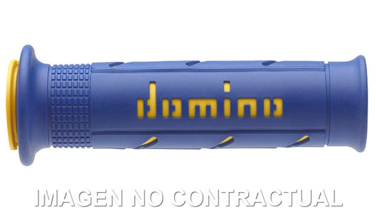 Puños Domino XM2 Super soft Azul / amarillo Abiertos D 22 mm L 120-125 mm
