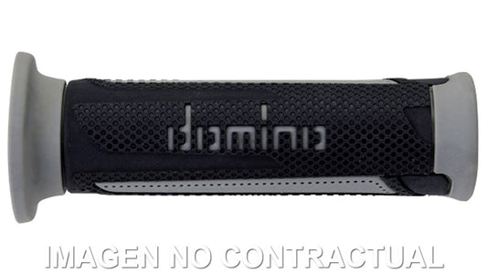 Puños Domino Turismo Antracita-Gris Abiertos D 22 mm L 120 mm