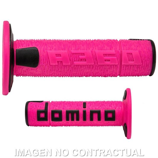 PUÑOS DOMINO OFF ROAD RPS FUCSIA - NEGRO CERRADOS