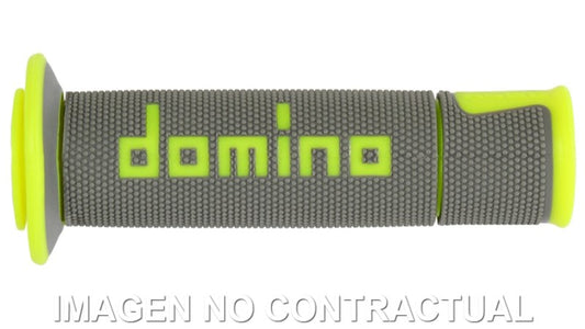 PUÑOS DOMINO ON ROAD GRIS / AMARILLO FLUOR