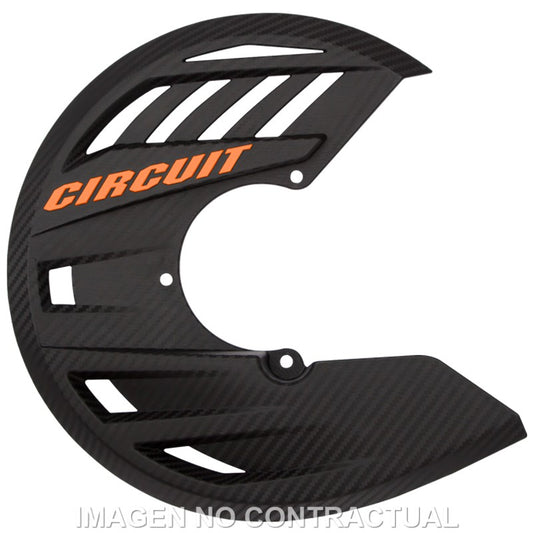 Protector Disco Circuit Carbon-Naranja
