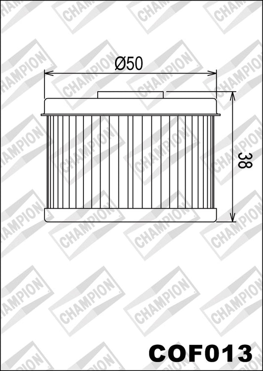 CHAMPION IBERICA (V) FIiltro de aceite Champion COF013