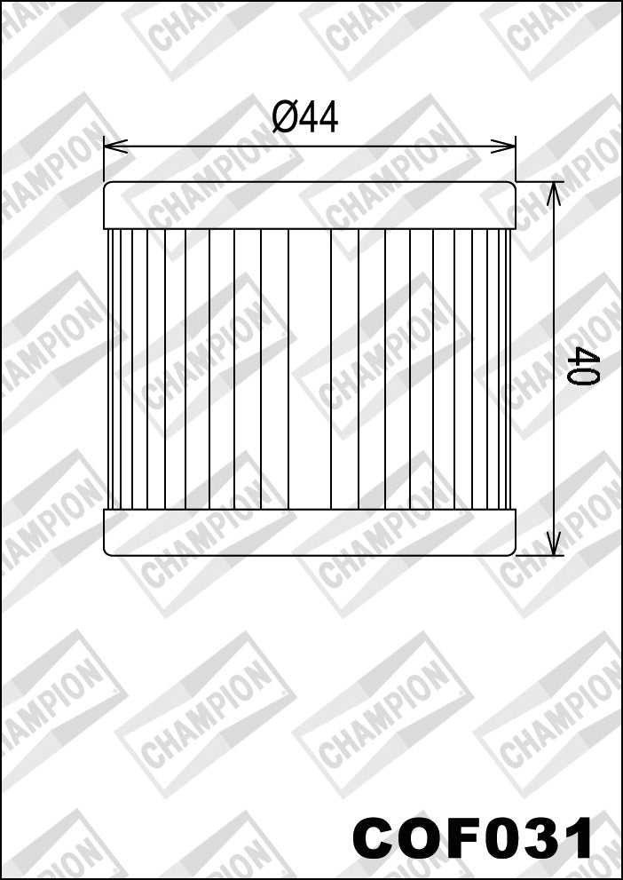 CHAMPION IBERICA (V) Filtro de aceite Champion COF031
