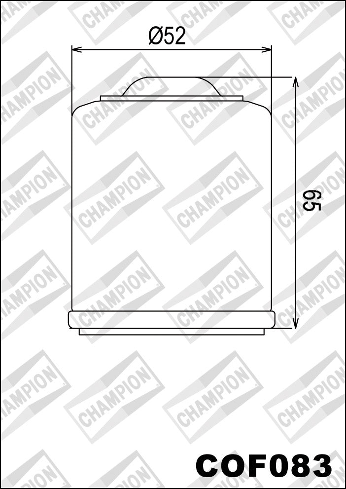 CHAMPION IBERICA (V) Filtro de aceite Champion COF083