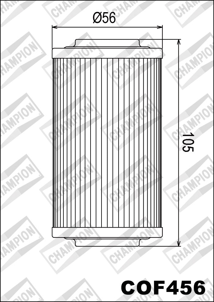 CHAMPION IBERICA (V) Filtro de aceite Champion COF456