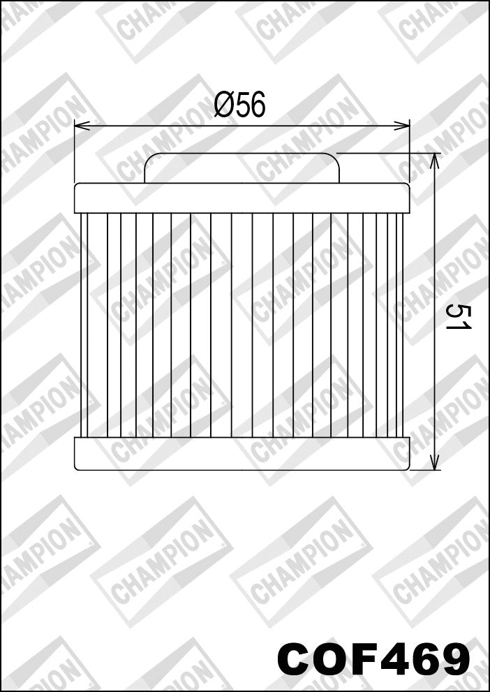 CHAMPION IBERICA (V) Filtro de aceite Champion COF469