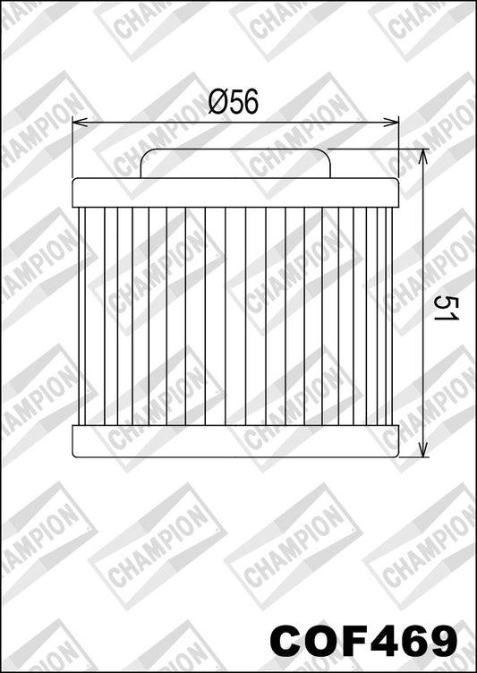 CHAMPION IBERICA (V) Filtro de aceite Champion COF469