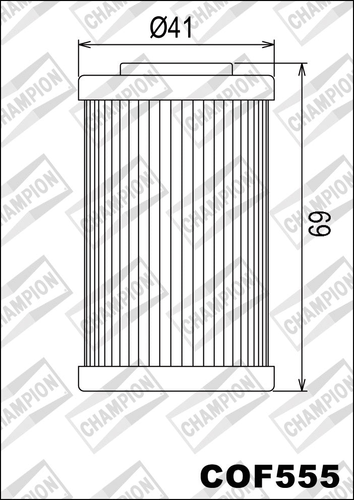 CHAMPION IBERICA (V) Filtro de aceite Champion COF555