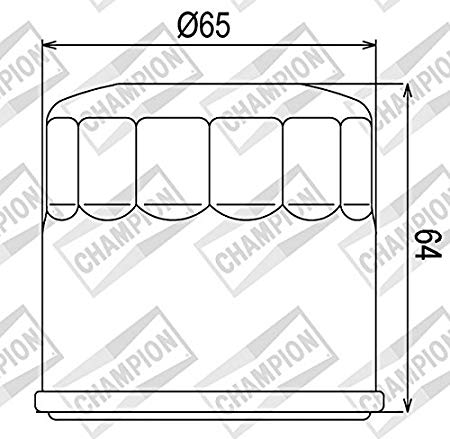 CHAMPION IBERICA (V) Filtro de aceite COF851