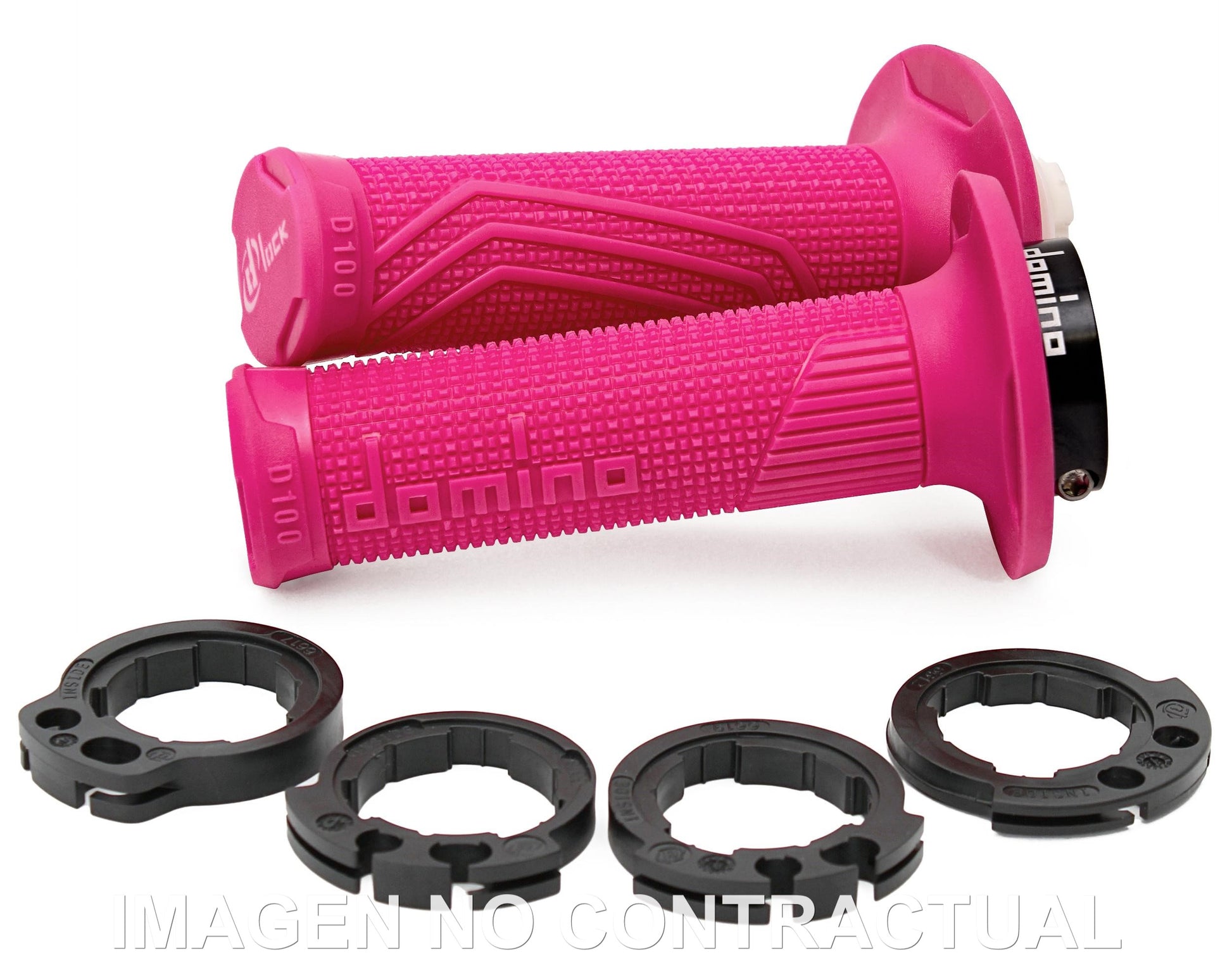 PUÑOS DOMINO D100 Con POLEAS COLOR FUCSIA