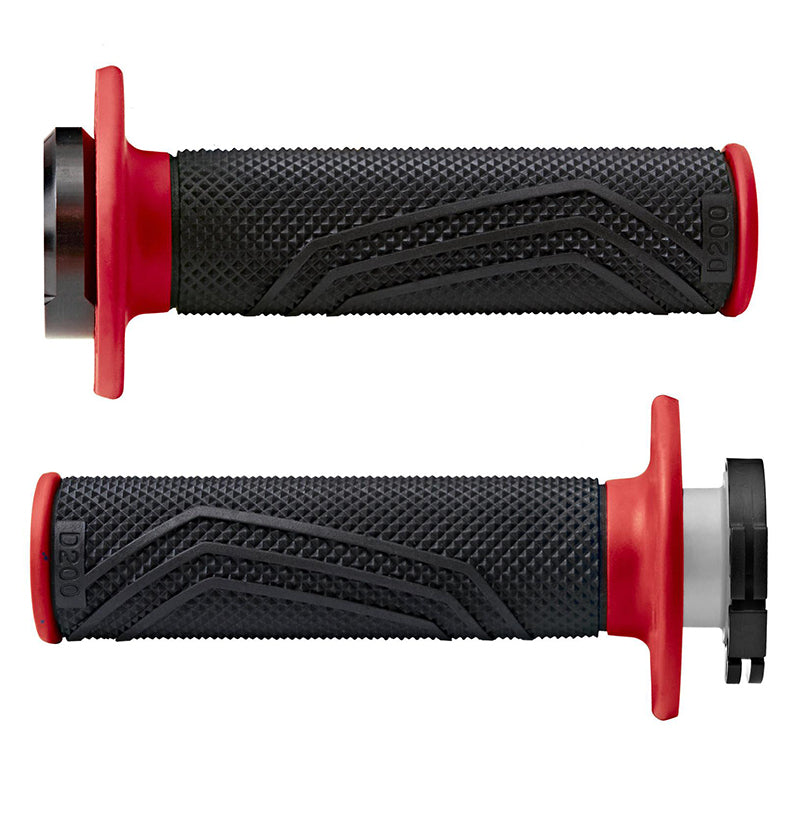 PUÑOS DOMINO D200 NEGRO - ROJO