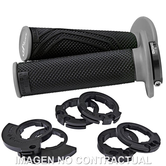 PUÑOS DOMINO D200 NEGRO / GRIS