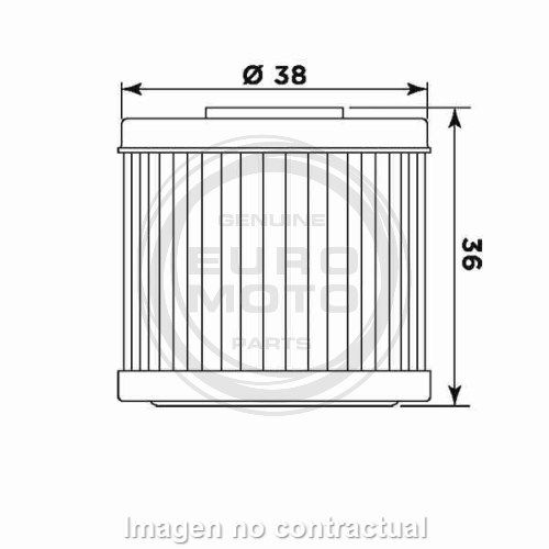 Filtro aceite Meiwa Honda CRF/CRE 250/450R