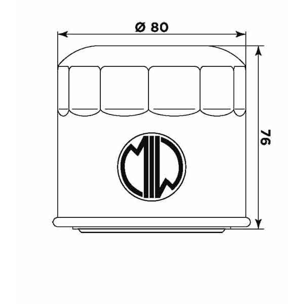 Filtro aceite Meiwa Suzuki GSX R 750