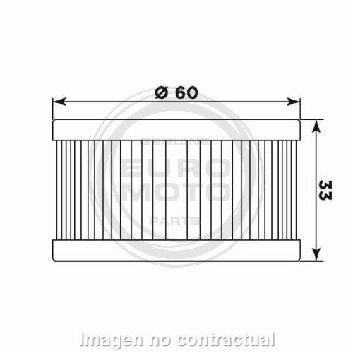 Filtro aceite Meiwa Suzuki DR 250/350/400